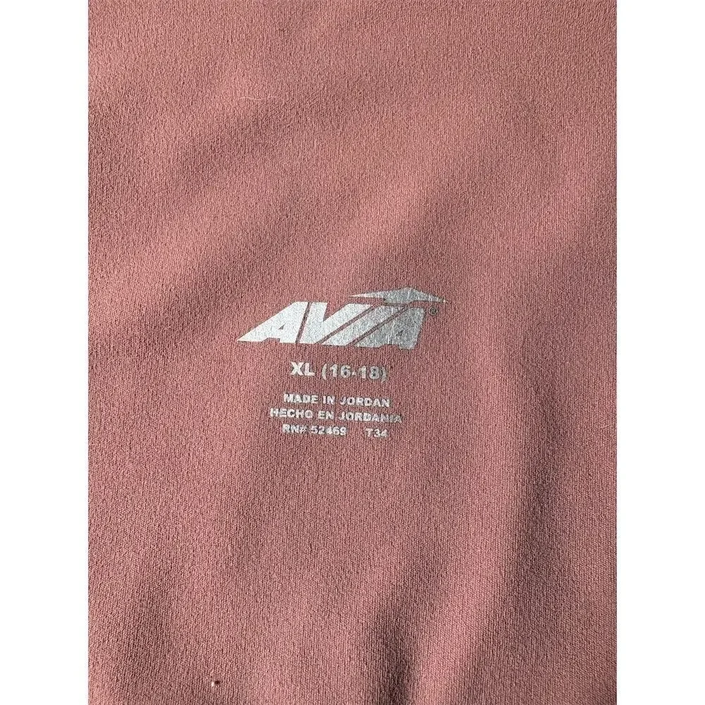 Avia Women's XL High-Rise Leggings Light Mauve Rose Yoga Running - Picture 7 of 7